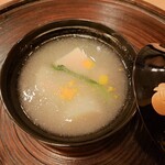 山玄茶 - 聖護院かぶらすり流し甘鯛、柚子