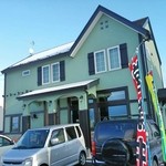 完全予約制 日本茶コース お茶処 いっぷく - 壁もお茶色