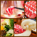 챠하루 - 대초원의 혜택 약선 전골 코스 /  
                      3,480엔  
                      ※【약선 전골 코스는 사전 예약이 필요합니다】  
                      1인 3,480엔, 2명 이상부터 예약 가능합니다.