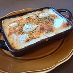 銀カフェ・リビングルーム - 料理写真:ホタテと焼き山芋の明太グラタン