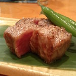 日本料理 たかむら - 秋田産錦牛のステーキ