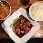 オレの酢豚セット1030円