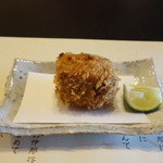 柚木元 - 猪ミンチとチーズのコロッケ（絶品）