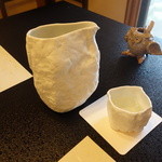 柚木元 - 雪に合わせた酒器