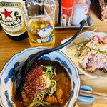 もつ煮と白めし 回向 - 