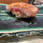 プレミアムレストラン 東京 金のダイニング 鮪金 - 炙り中トロ ロウカット玄米