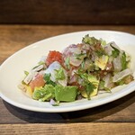 ボケリア - ■鮮魚（鯛）とアボカドのセビーチェ ¥750