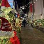 ボケリア - レンガ坂通りは毎年恒例のクリスマス飾り付け