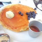 GARDEN HOUSE KAMAKURA - ブルーベリーパンケーキ　生地にたっぷりブルーベリーがはいってます！