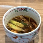 斗香庵 OJIMA - 赤城どりのつけそば　¥890