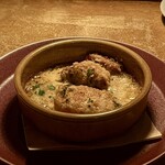 BLU - 北海道産牡蠣とスズキ、青唐辛子のグラディナート