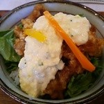 中華そば麦右衛門 - 本日の丼はチキン南蛮でした　2014.12.13