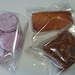 パティスリー ショコラトリー オーディネール - カシスのギモーヴ、フィナンシェサレ、胡桃たっぷりブラウニー