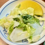 天三 - お漬物もシミジミと美味しい。