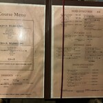 ル・シャレー - メニュー