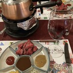 ル・シャレー - オイルフォンデュ