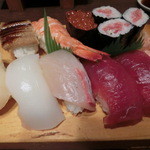 曳馬寿し - 上寿司（1.400円）