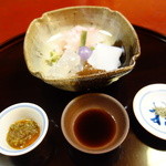 虎屋 壺中庵 - 刺身盛合せ