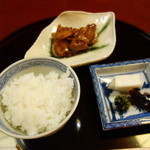 虎屋 壺中庵 - 〆のご飯、漬物