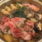 和牛 すき焼き 京都五天五 道頓堀 - 