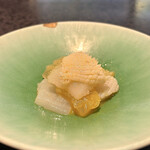 イチリン ハナレ - 泥障烏賊 海月 マスタードソース和え