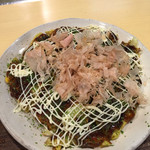 嘉 - イカお好み焼き