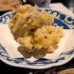 鎌倉 松原庵 - 舞茸、なす、インゲン、ゴボウ(野菜天)