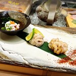 築地寿司清 - 白子の食べ比べ♡