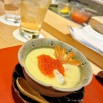 築地寿司清 - 海鮮茶碗蒸し　具材色々で美味しい