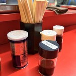 ハナイロモ麺 - 卓上調味料