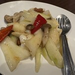 酒笑歓亭 - イカとセロリの炒め