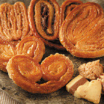 カフェ フロインドリーブ - お店のシンボルデザインにもなった「渦巻きプレッツェル(自称?)」です。