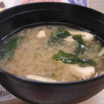 松屋 - 定食の味噌汁