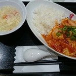 王記厨房 - エビ玉チリ丼