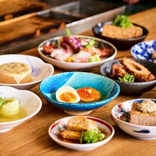 도미와 게 등 호화로운 해산물 × 최고의 육수 오뎅