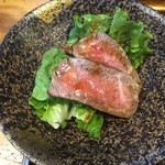 寿司 和食 みらく - 今日はローストビーフ（肉厚）
