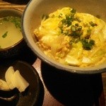 十二社通り 地鶏焼とりや - 親子丼(ハーフ)