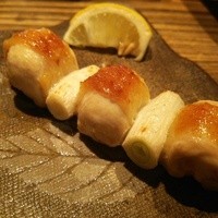 十二社通り 地鶏焼とりや - むね肉ねぎ間