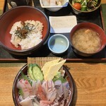 魚料り かさはら - 海鮮丼定食　1,600円