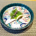 金澤 かが美 - 酢橘　珠洲の塩　大葉の花　