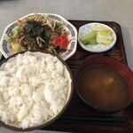 AS食堂 - 肉野菜炒め定食