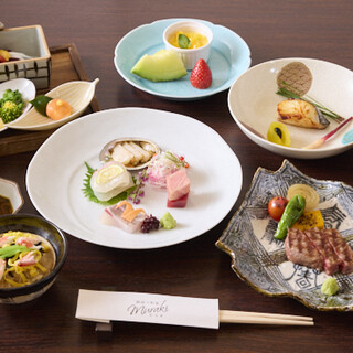 特別な日に相応しい、四季の恵みと上質な和牛が織りなす華コース