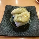 かっぱ寿司 - 国産蒸しがきガーリックバター炙り