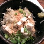 麺や而今 - 煮干しのおじいさま用ニボ茶めし(2014/12)