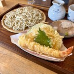 西條そば 甲 - 天ざる