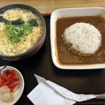 よこた手打うどん - 玉子とじうどん定食