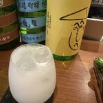 神楽坂 ほたる燈 - どぶソーダ（超辛口のにごり酒）