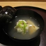 日本料理 太月 - 椀：対馬のアナゴのかぶら蒸し