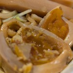 きりきり舞 - 味玉はしっかりな味付けの半熟玉子(^^)