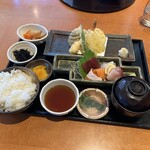 がぜん - 刺身天ぷら膳